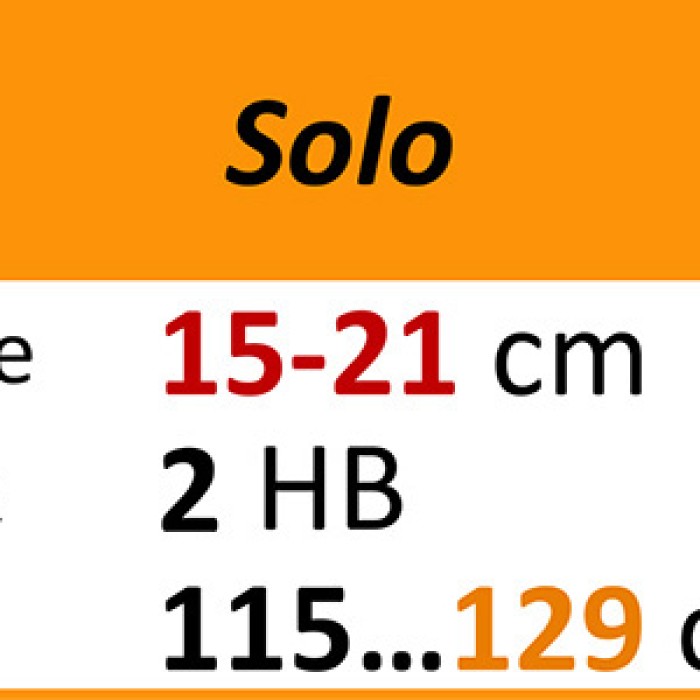 Blumentopfhalterung Solo / 2 Stk. HB / FLB 115...129cm