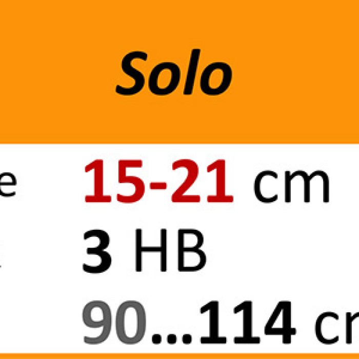 Blumentopfhalterung Solo / 3 Stk. HB / FLB 90...114cm