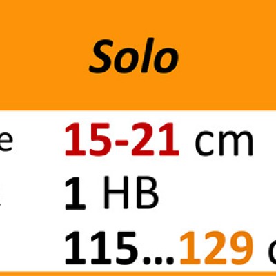 Blumentopfhalterung Solo / 1 Stk. HB / FLB 115...129cm