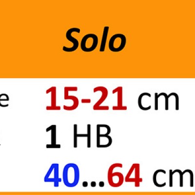 Blumentopfhalterung Solo / 1 Stk. HB / FLB 40...64cm