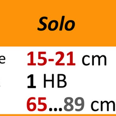 Blumentopfhalterung Solo / 1 Stk. HB / FLB 65...89cm